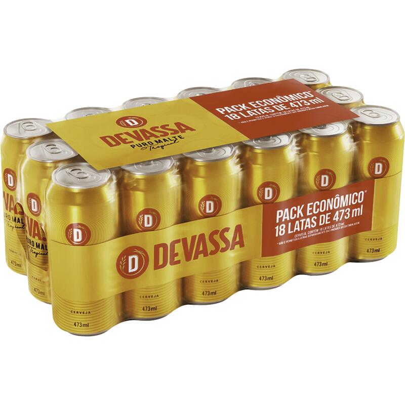 Cerveja Devassa Puro Malte 18x473ml
