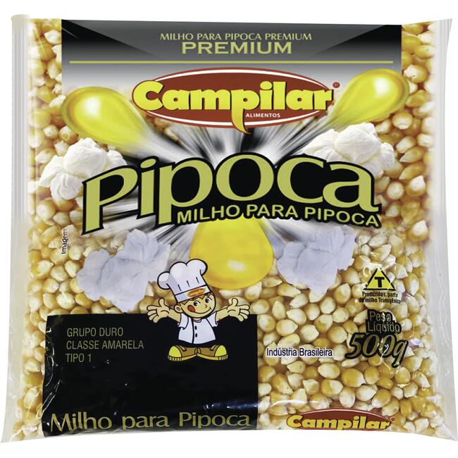 Milho para Pipoca Campilar Premium 500g