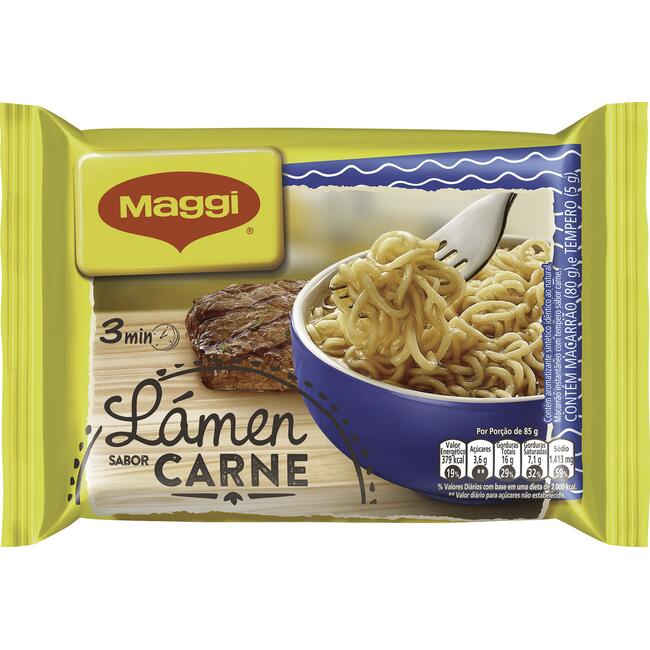 Macarrão Instantâneo Maggi Lámen Carne 85g