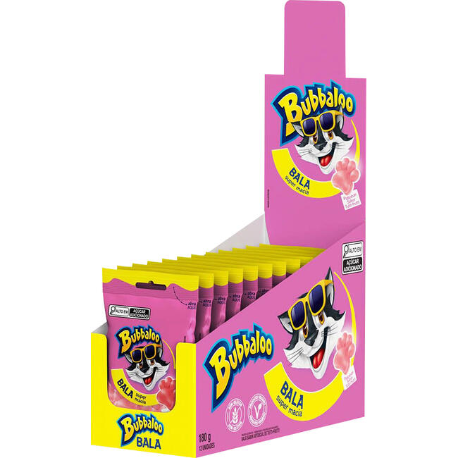 Bala Bubbaloo 15g - Tutti-frutti