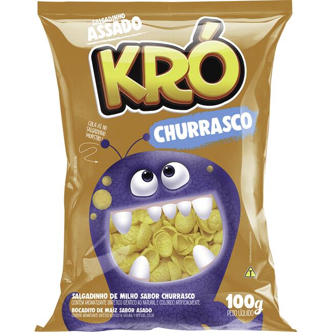 Salgadinho Kró Churrasco 100g