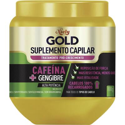 Creme de Tratamento para Cabelo Niely Suple cafeína 800g