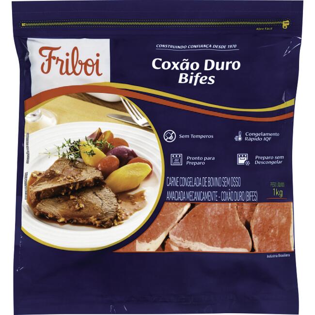 Carne Bovina Coxão Duro Friboi Bife 1kg