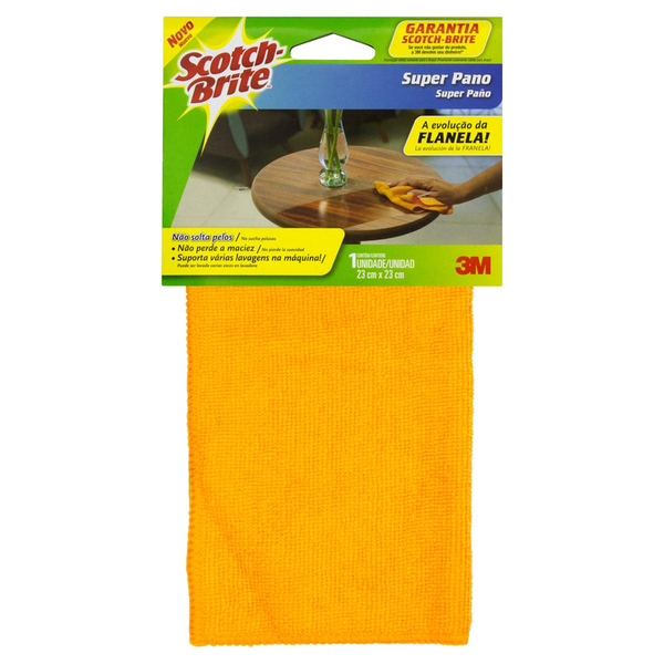 Pano Scotch Brite Flanela - Com 1 Unidade