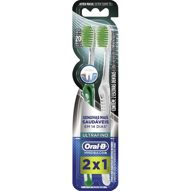 Escova Dental Oral-B Soft - 35 - Leve 2, Pague 1 Escova