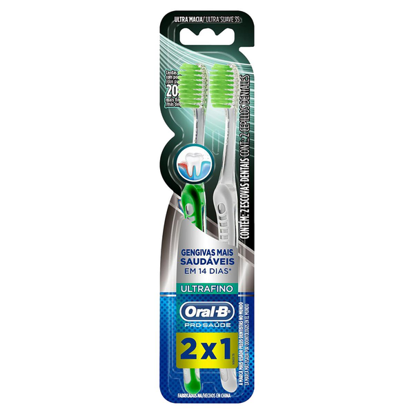 Escova Dental Oral-B Soft - 35 - Leve 2, Pague 1 Escova