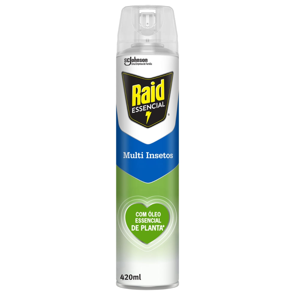 Inseticida RAID Multi Insetos A Base de Plantas 420ml