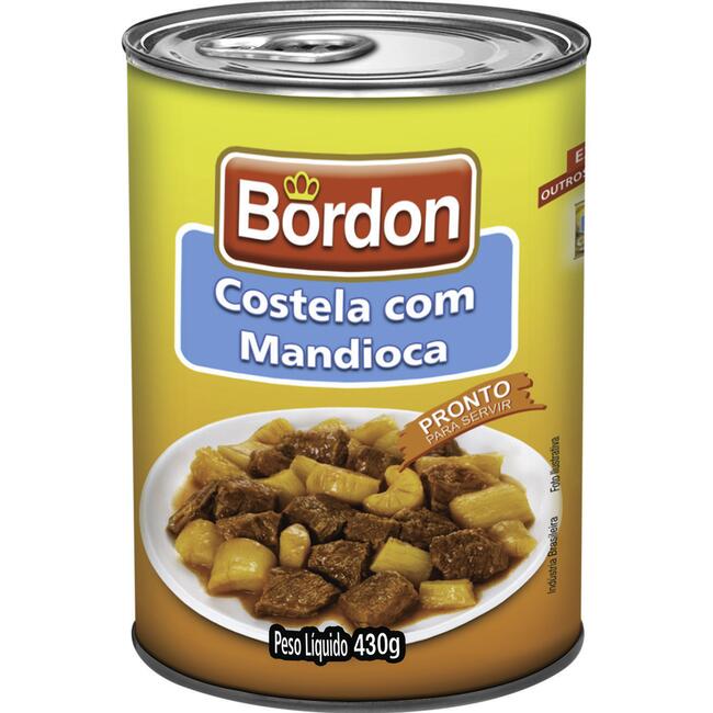 Costela com Mandioca Bordon 410g