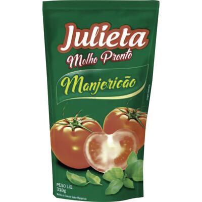 Molho de Tomate Julieta Manjericão 310g