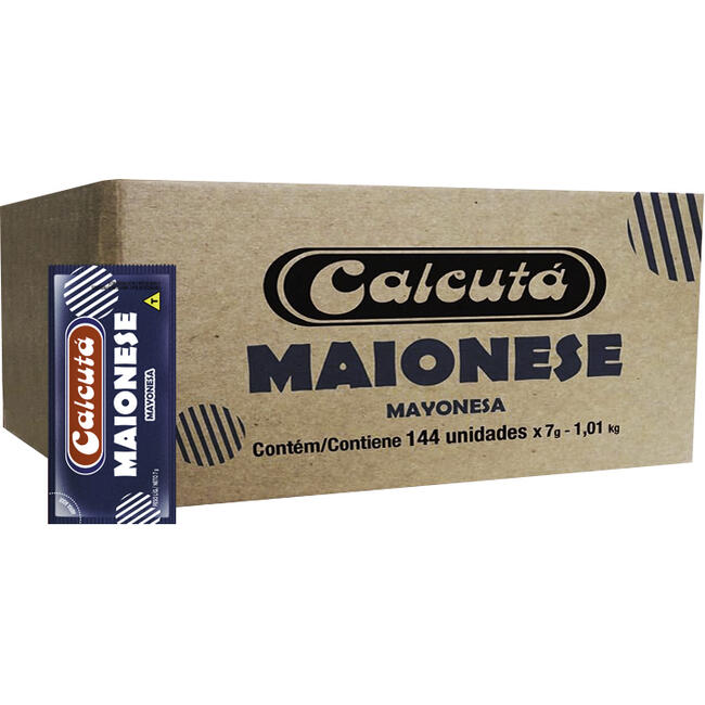 Maionese Calcutá Minissachê 144x7g