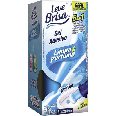 Desodorizador Gel Adesivo Leve Brisa Marine Refil 36g