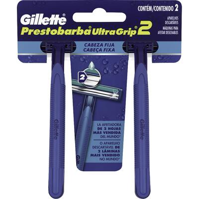 Aparelho de Barbear Gillette Prestobarba 2 UltraGrip 2 un