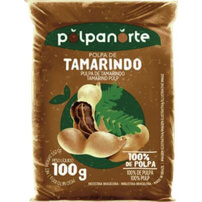 Polpa de Fruta Polpanorte Congelada Tamarindo 100g