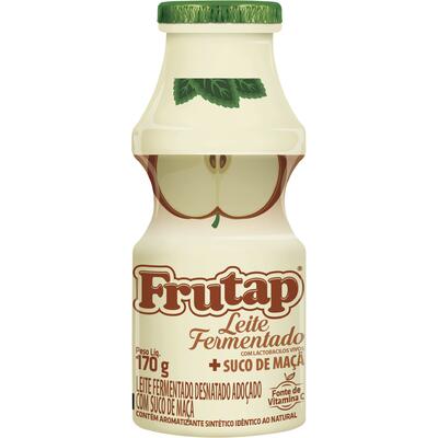 Leite Fermentado Frutap Maçã 170g