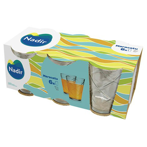 Conjunto 6 Copos Maracatu 280ml