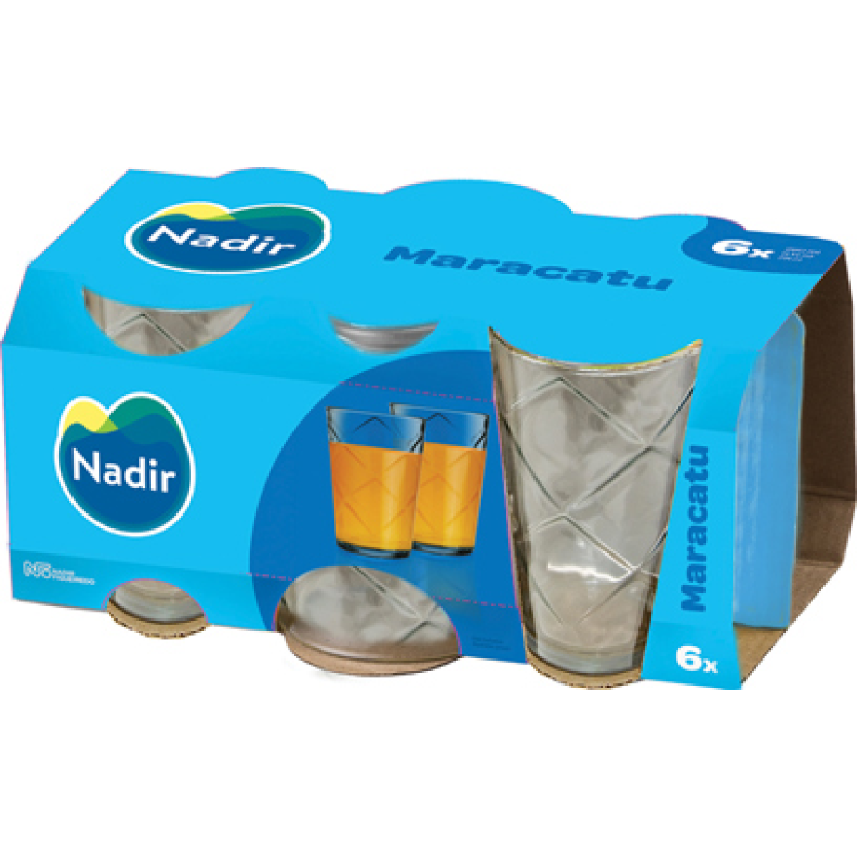 Conjunto 6 Copos Maracatu 280ml