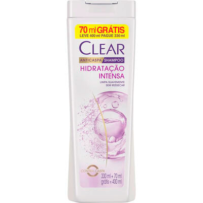 Shampoo Clear Hidratação Intensa Promo 400ml
