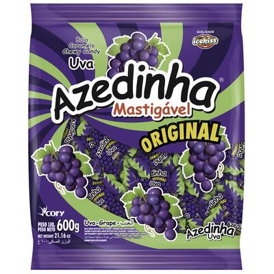 Bala IceKiss Azedinha Uva 600g