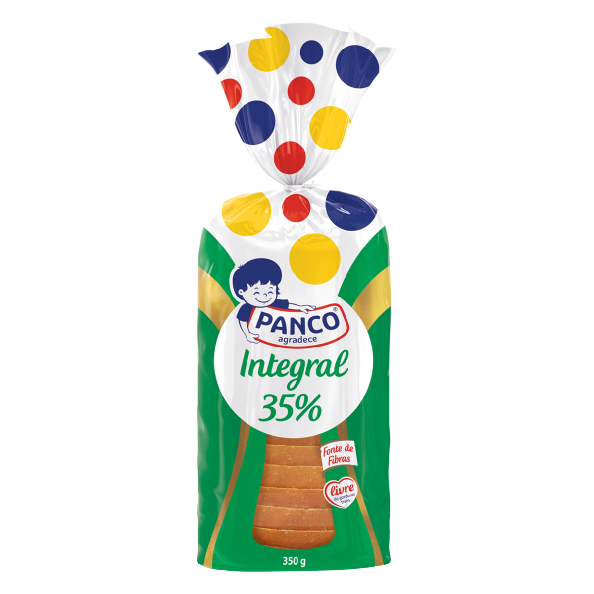 Pão de Forma Integral Panco Pacote 350g