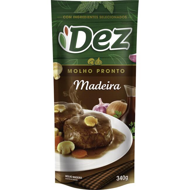 Molho Madeira Dez+ 340g