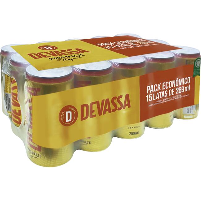 Cerveja Devassa Puro Malte 15x269ml