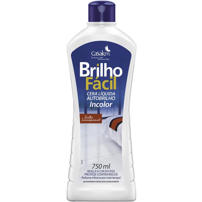 Cera Líquida Brilho Fácil Incolor 750ml