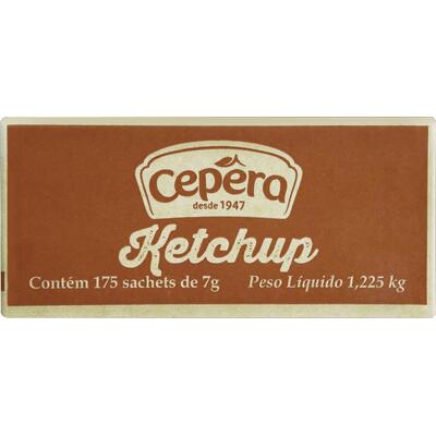 Ketchup Cepêra Minissachê 175x7g