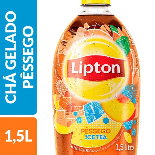 Chá Lipton Ice Tea Pêssego Garrafa 1,5L