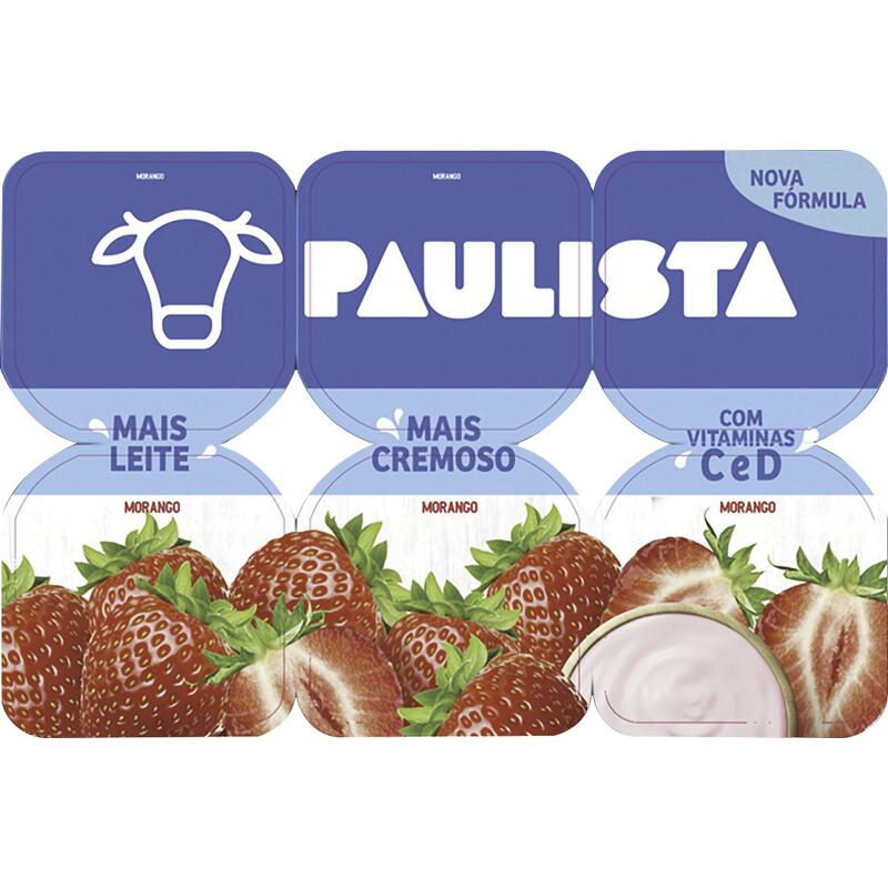 Iogurte Polpa Paulista Morango 510g