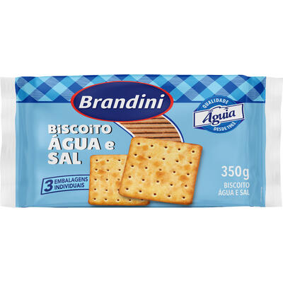 Biscoito Brandini Água e Sal 350g