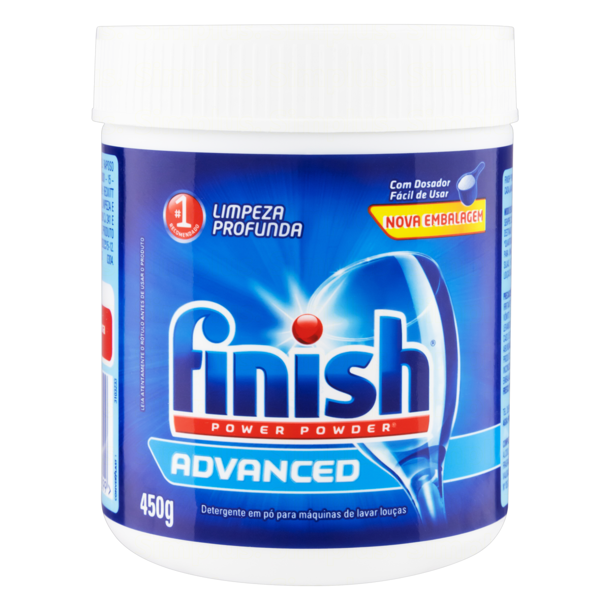 Detergente para Lava Louças em Pó Finish 450g