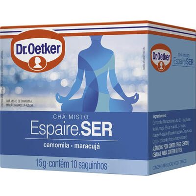 Chá Dr. Oetker Camomila e Maracujá 15g
