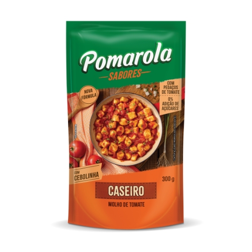 Molho de Tomate Pomarola Caseiro Sachê 300g