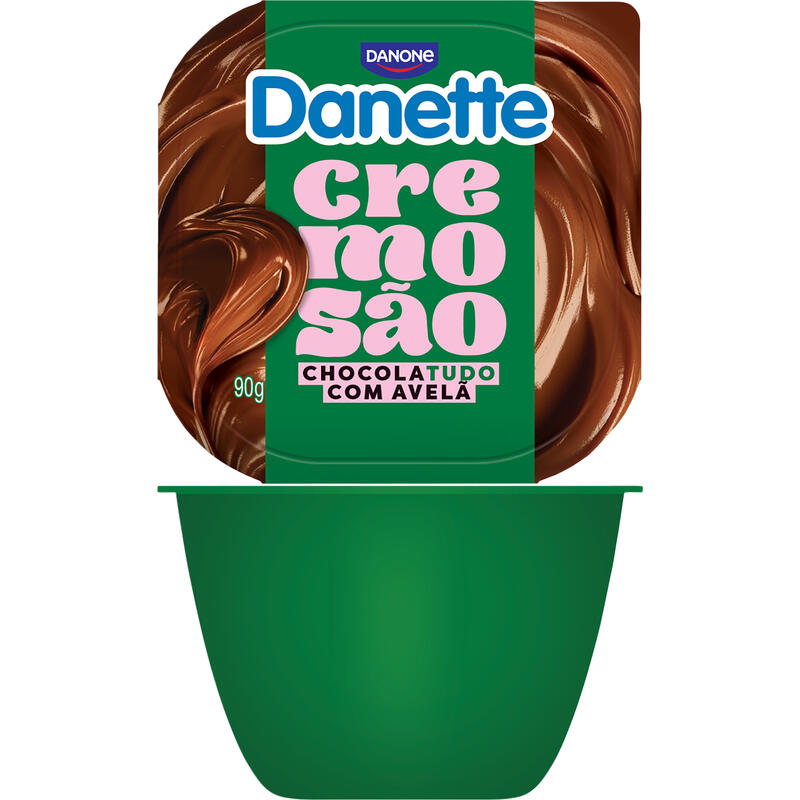 Sobremesa DANETTE Cremosão Chocolate com Avelã 90g