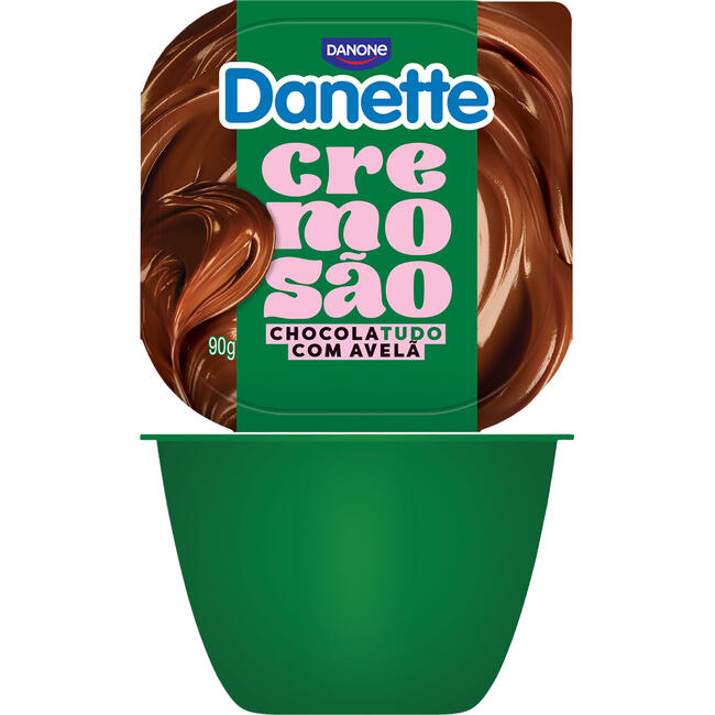 Sobremesa DANETTE Cremosão Chocolate com Avelã 90g