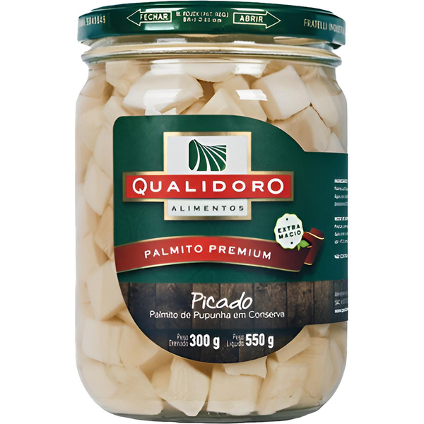 Palmito de Pupunha Qualidoro 300g -  Picado