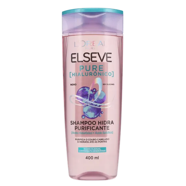 Shampoo Elseve 400ml -  Pure Hialurônico