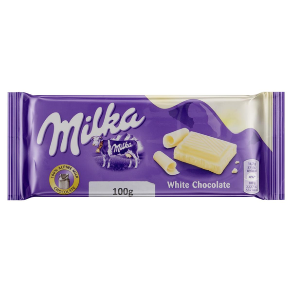 Chocolate Milka 100g - White