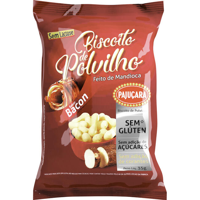 Biscoito de Polvilho Pajuçara Bacon 35g