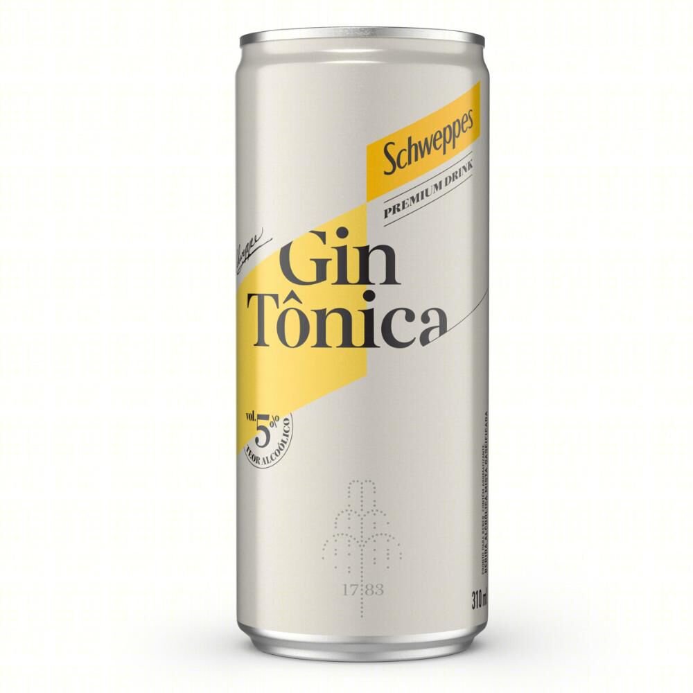 Gin Tônica SCHWEPPES Premium Drink 310ml