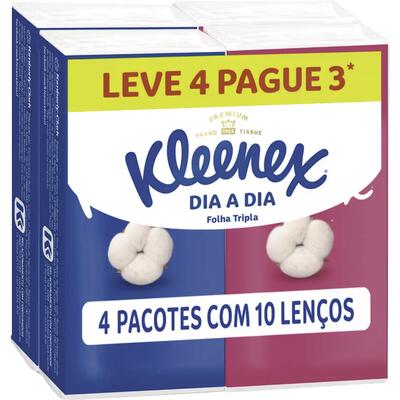 Lenço de Papel Kleenex Bolso 4 un