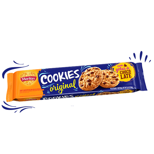Biscoito Cookies Marilan Original 80g