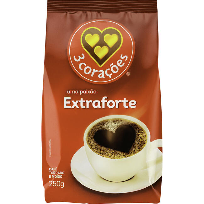Café 3 Corações Extra Forte 250g