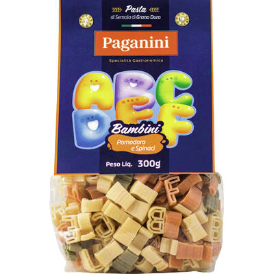 Massa Paganini Bambini Letrinhas 300g