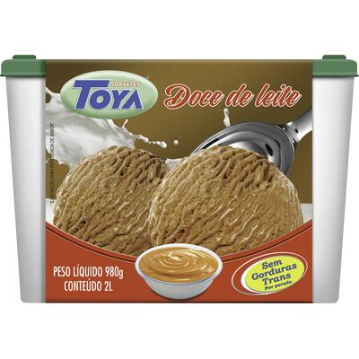Sorvete Toya Doce de Leite 2L