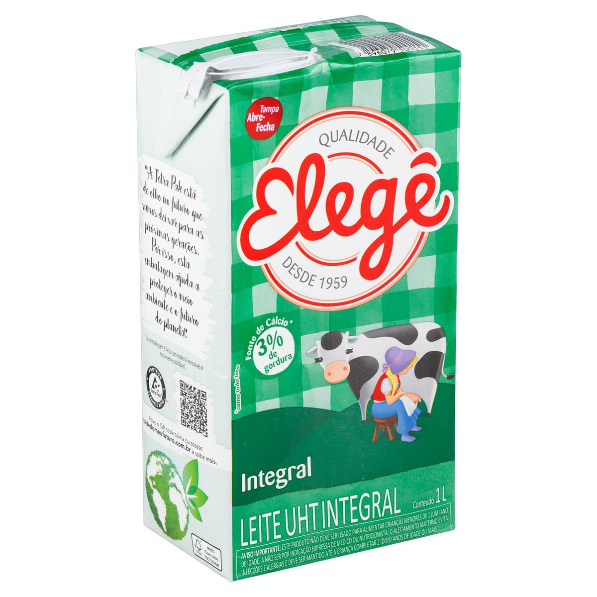 Leite Elegê UHT Integral 1L