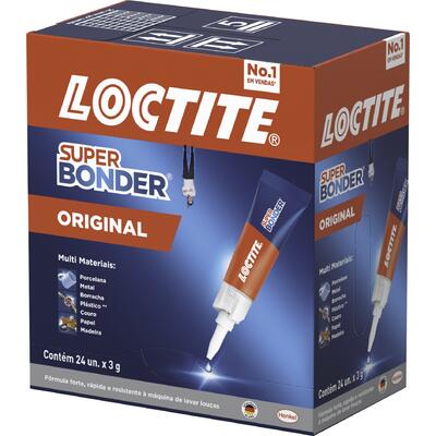 Cola Instantânea Super Bonder Original 3g 24+2 un Grátis