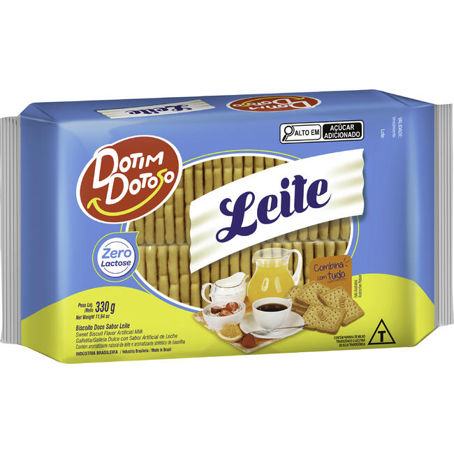 Biscoito Dotim Dotoso Leite 330g