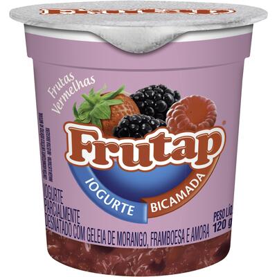 Iogurte Bicamada Frutap Frutas Vermelhas 120g