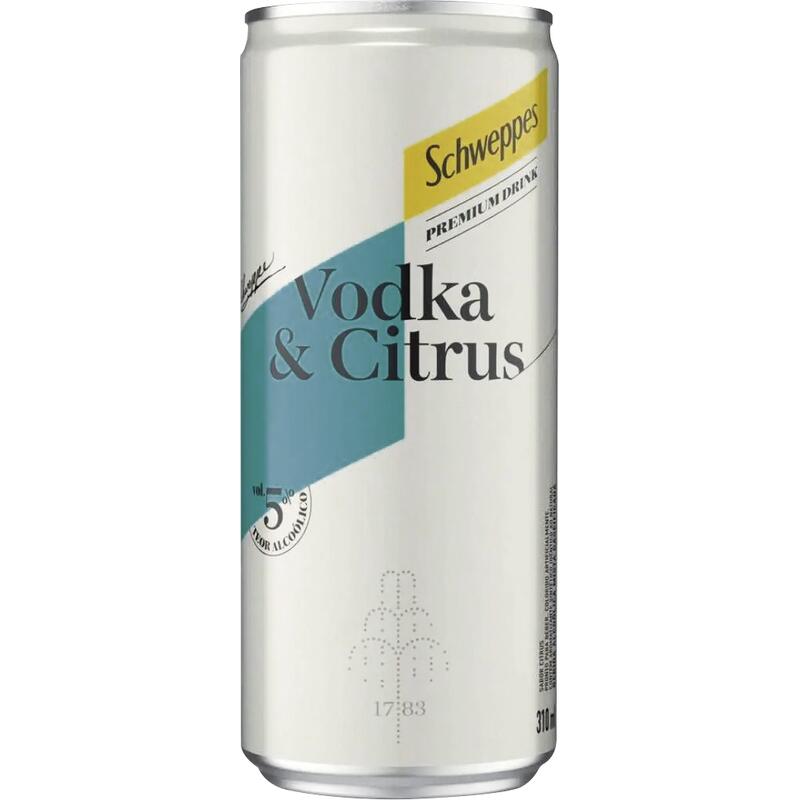 Bebida Alcoólica Schweppes Vodka e Citrus 310ml